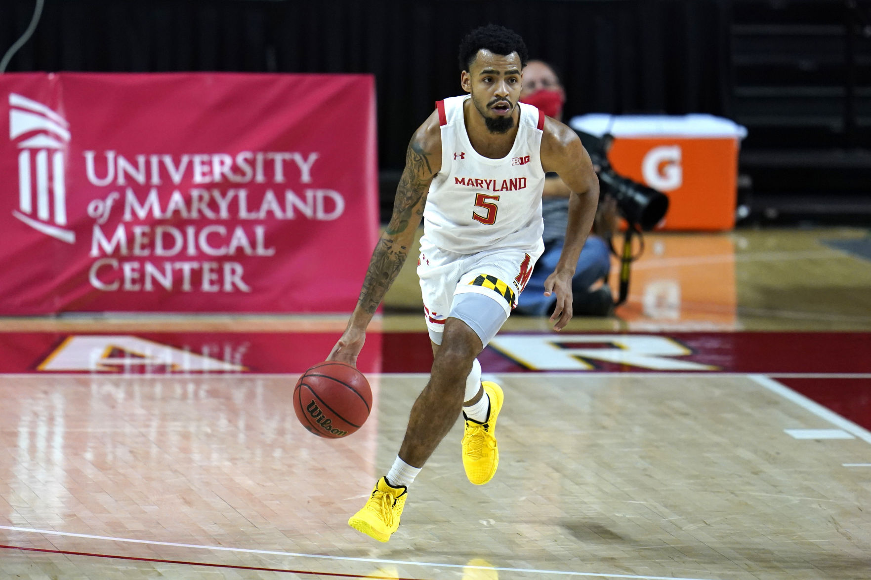 Maryland guard Eric Ayala